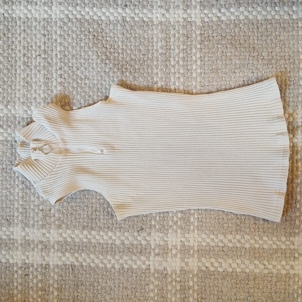 Vintage 90s Zip Up Sweater Vest